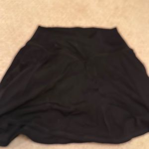 Black aerie cross waisted skirt